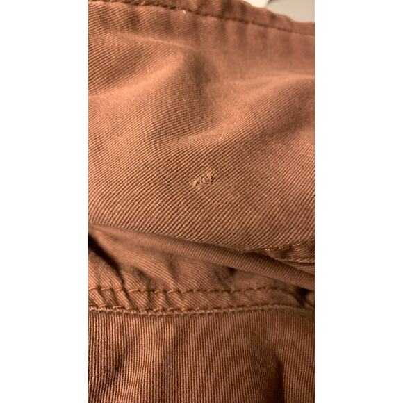 Vintage Old Navy Womens Jumpsuit Brown Straight Leg Minimalist Neutral Boho SZ L - Picture 10 of 10